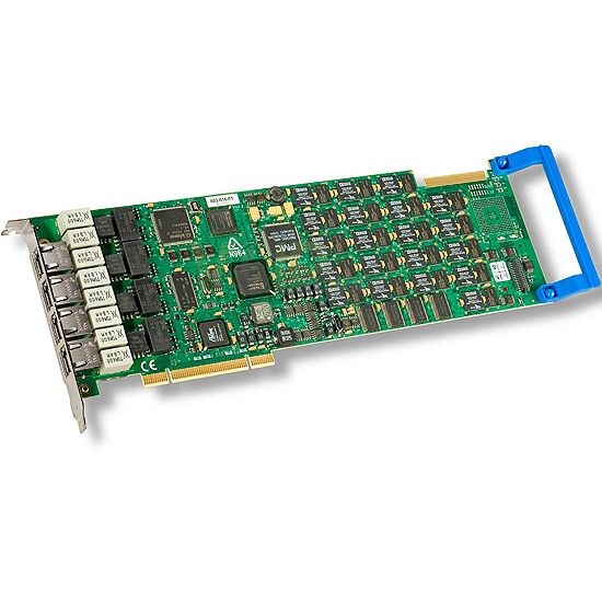 Carte Diva Server V-4PRI/E1-120 PCIe, 4 Ports ISDN PRI, 120 DSP 306-396