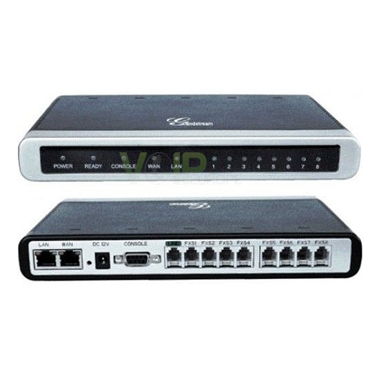 Passerelle 8 ports FXS 2 ports Ethernet et un port RJ11 GXW4008